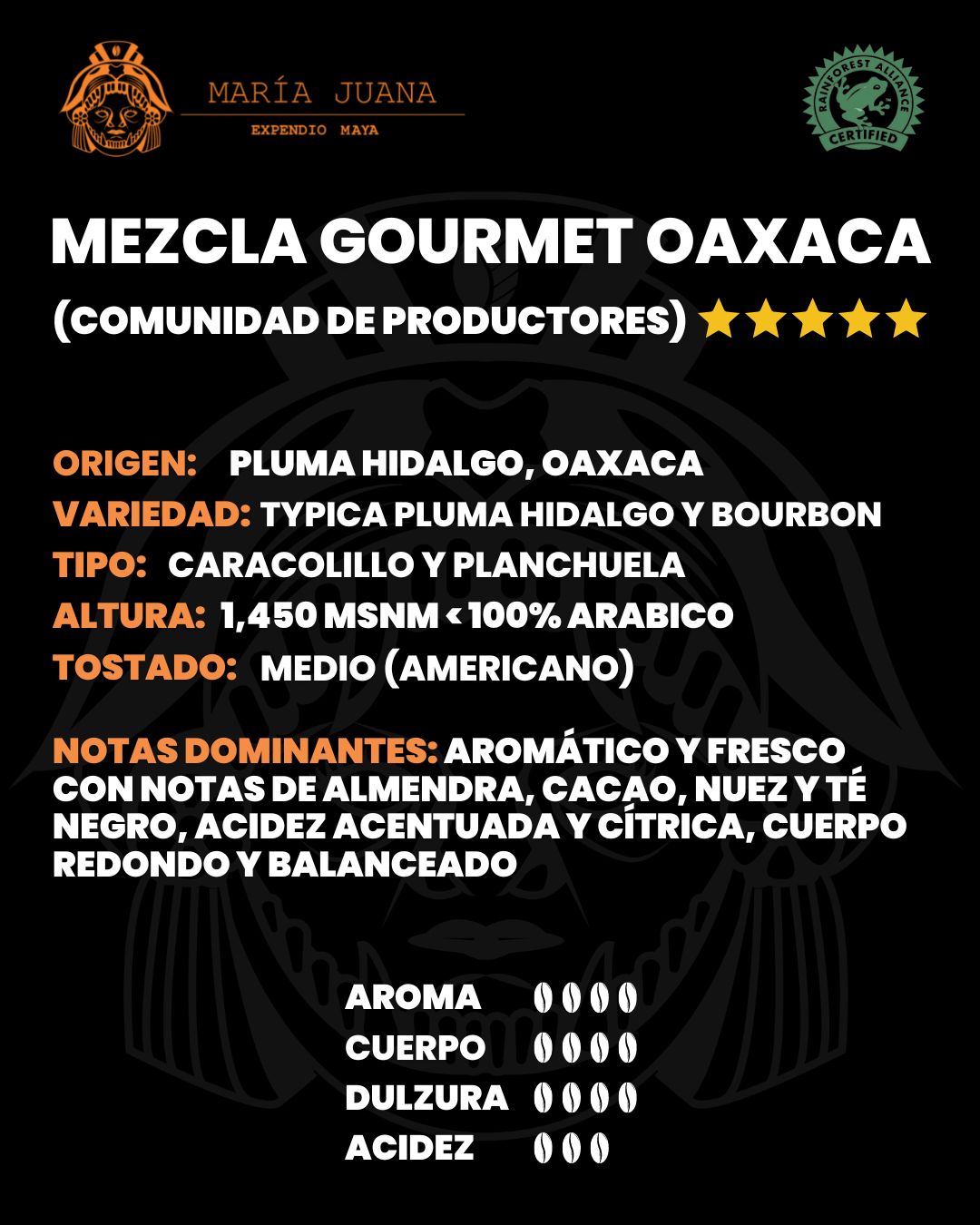 Mezcla Oaxaca Gourmet 500-Gr